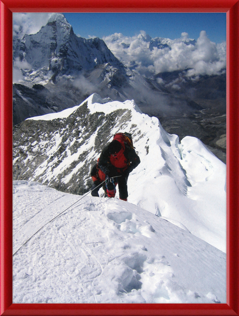 Summitting Island Peak - Great Pictures Framed