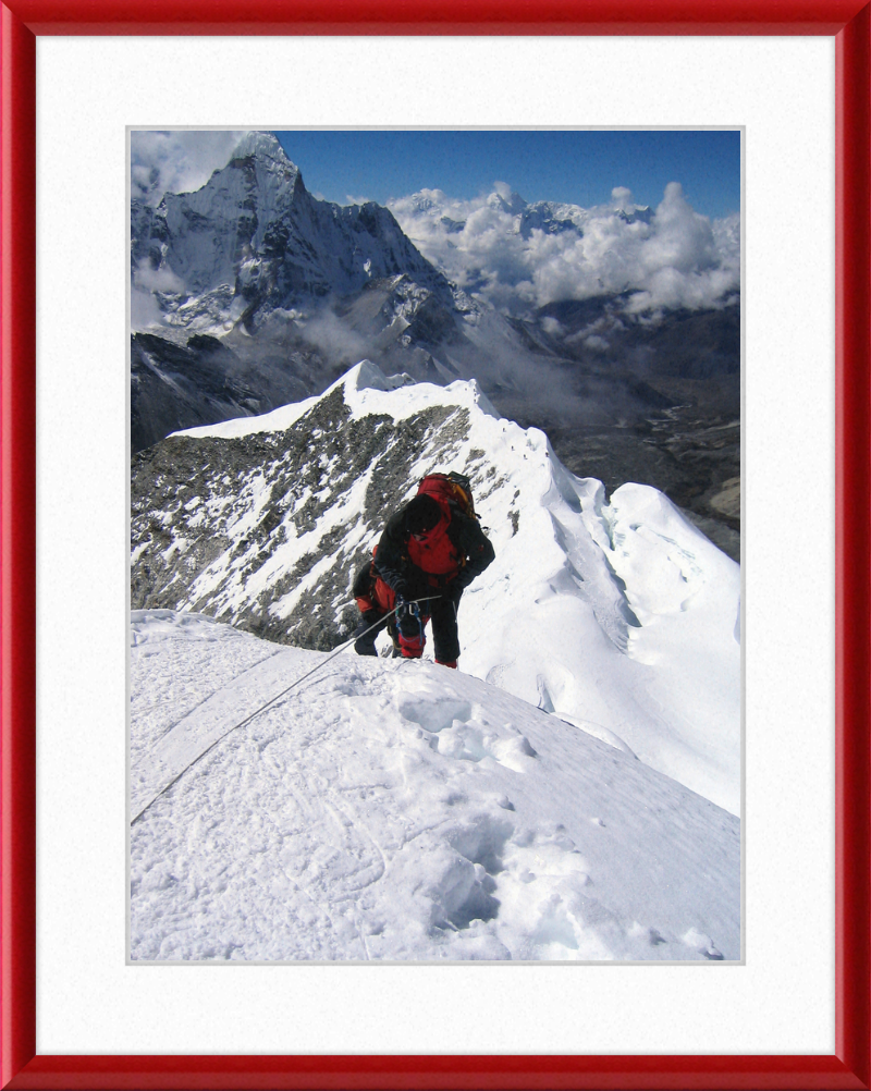 Summitting Island Peak - Great Pictures Framed