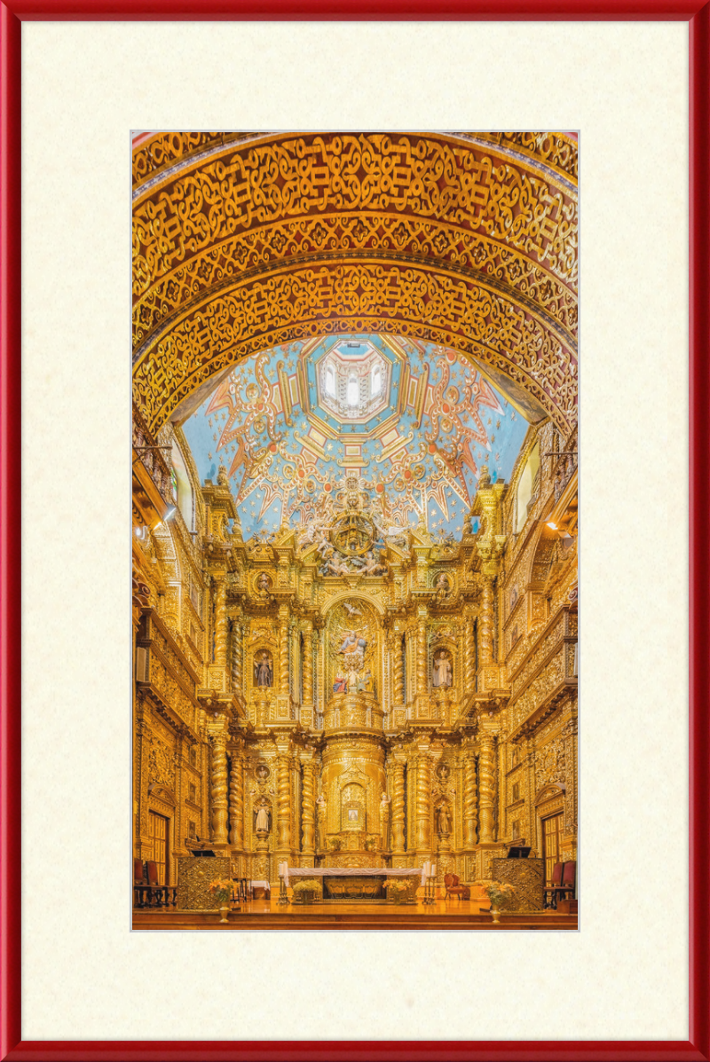 The Glorious Gold-Leafed Interiors of Iglesia de La Compañía, Quito - Great Pictures Framed