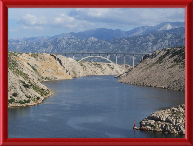 Maslenica Bridge - Great Pictures Framed