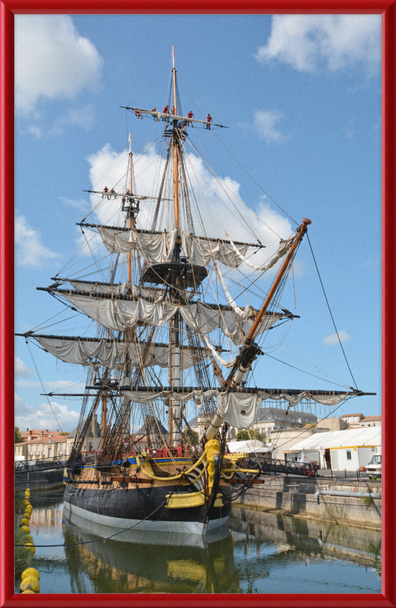 The Frégate-Hermione - Great Pictures Framed