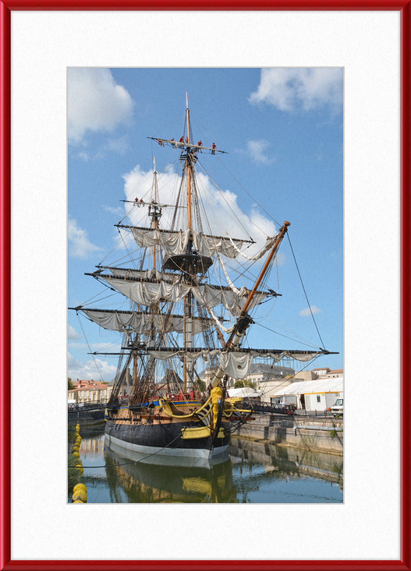 The Frégate-Hermione - Great Pictures Framed