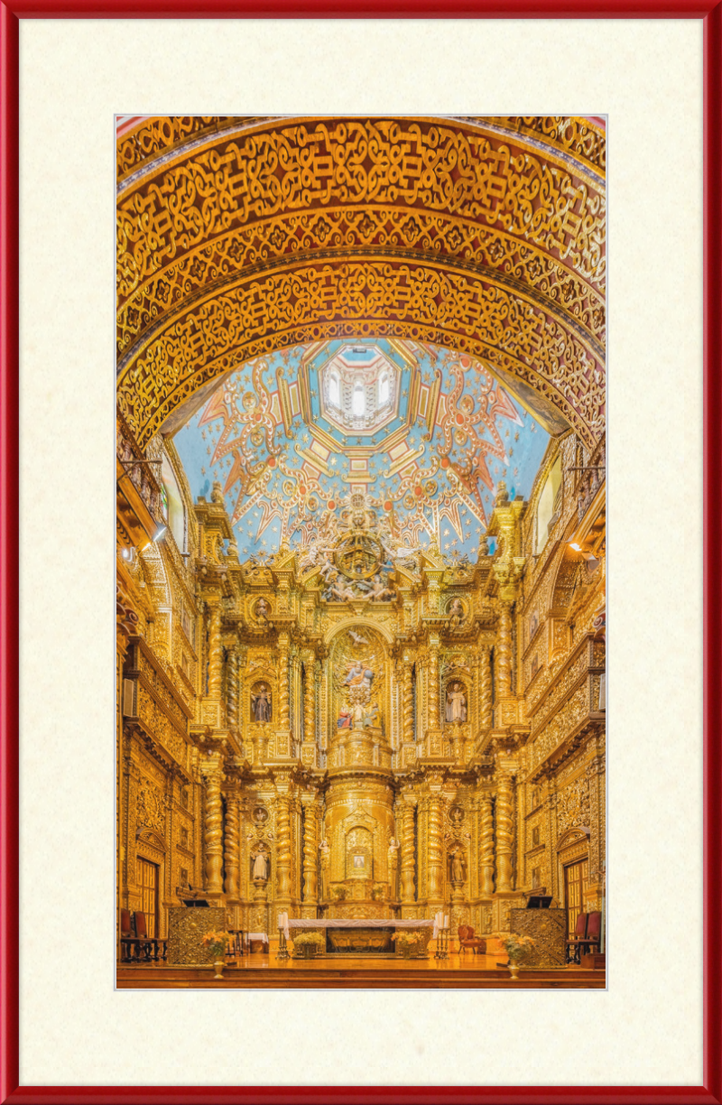 The Glorious Gold-Leafed Interiors of Iglesia de La Compañía, Quito - Great Pictures Framed