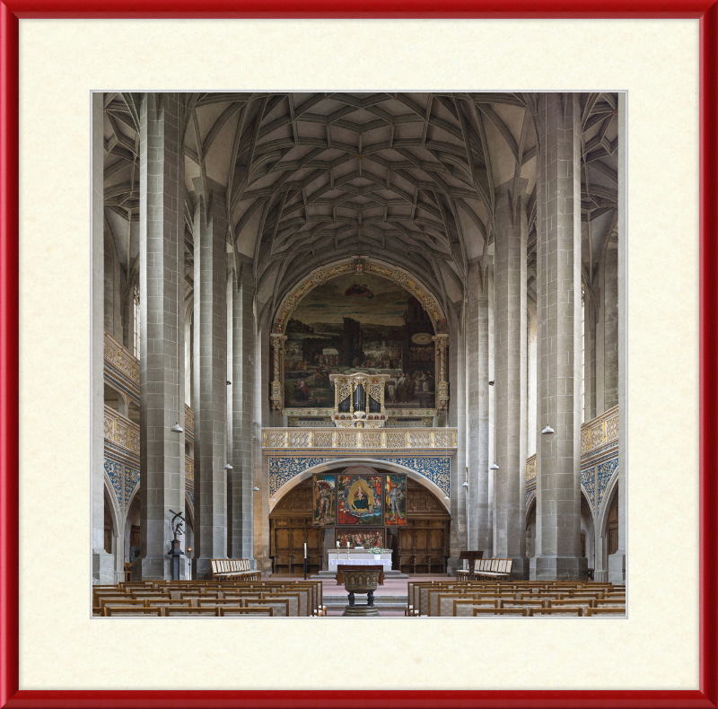 MarienkircheHalle Innenraum - Great Pictures Framed