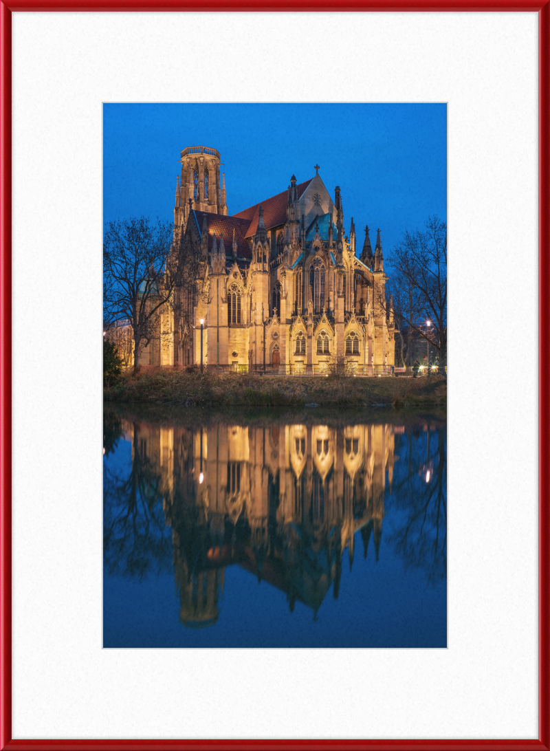 St. John's Church in Stuttgart - Great Pictures Framed