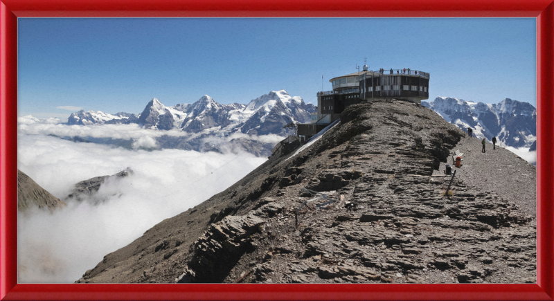 Schilthorn with Bernese Alps - Great Pictures Framed