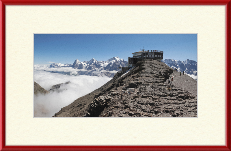 Schilthorn with Bernese Alps - Great Pictures Framed