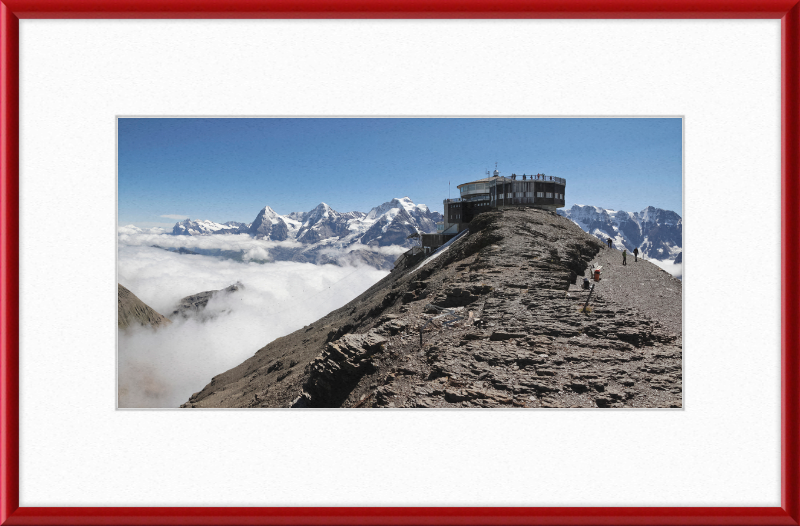 Schilthorn with Bernese Alps - Great Pictures Framed