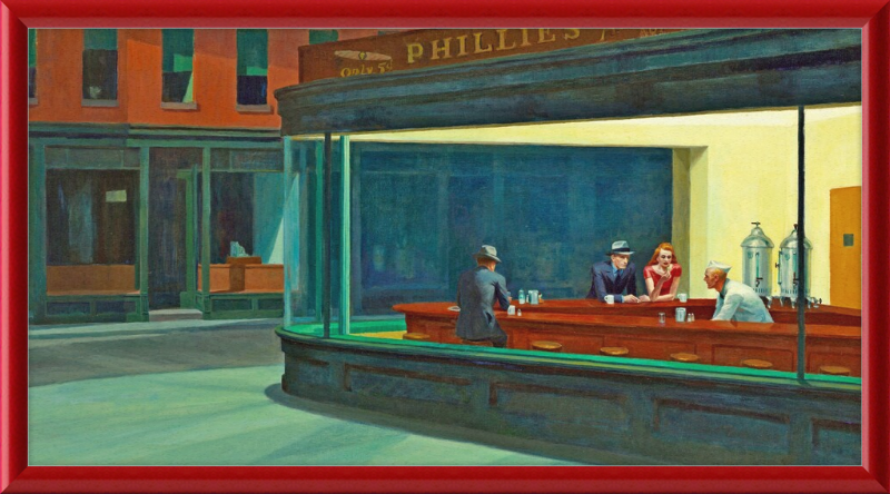 Nighthawks - Great Pictures Framed