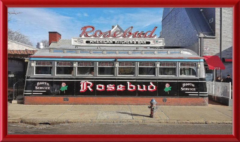 Rosebud Diner - Somerville, MA - Great Pictures Framed