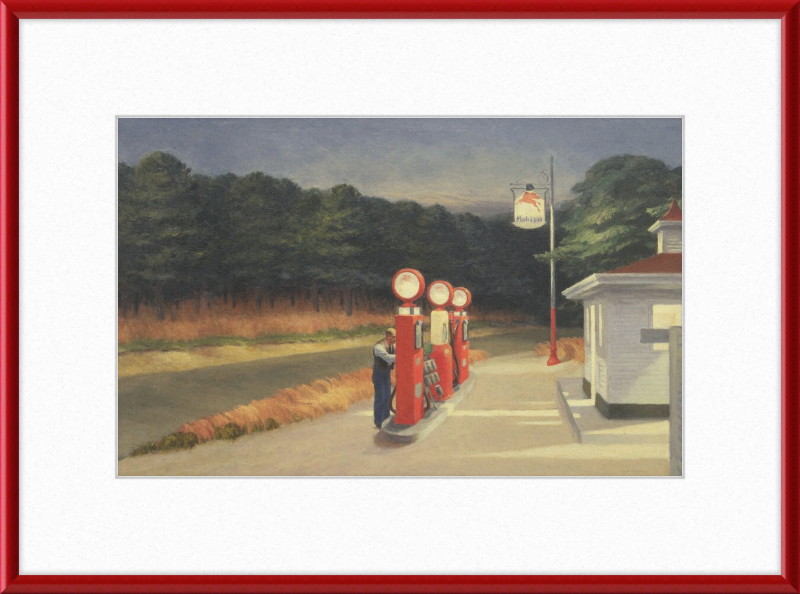 Gas by Edward Hopper - Great Pictures Framed