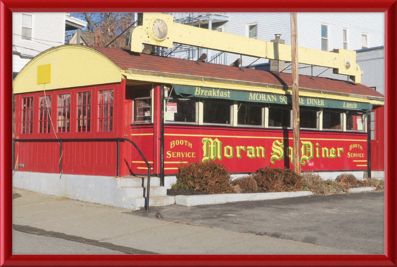 Moran Square Diner - Fitchburg MA - Great Pictures Framed