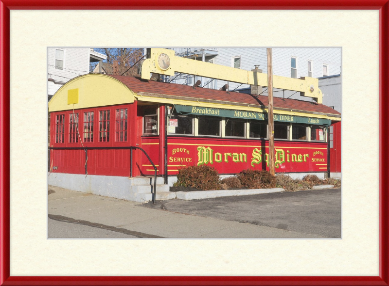 Moran Square Diner - Fitchburg MA - Great Pictures Framed