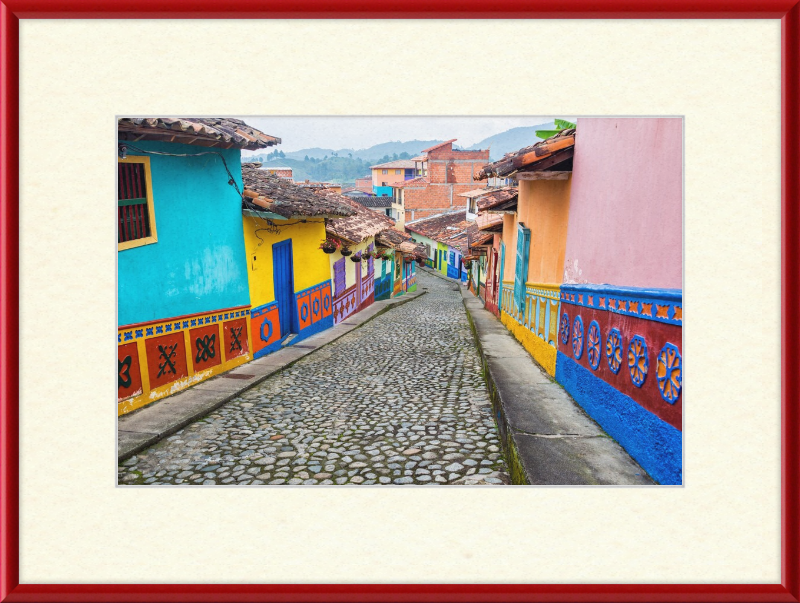 A Street in Colombia - Great Pictures Framed