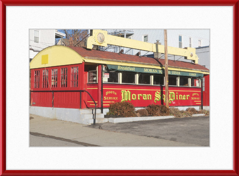 Moran Square Diner - Fitchburg MA - Great Pictures Framed