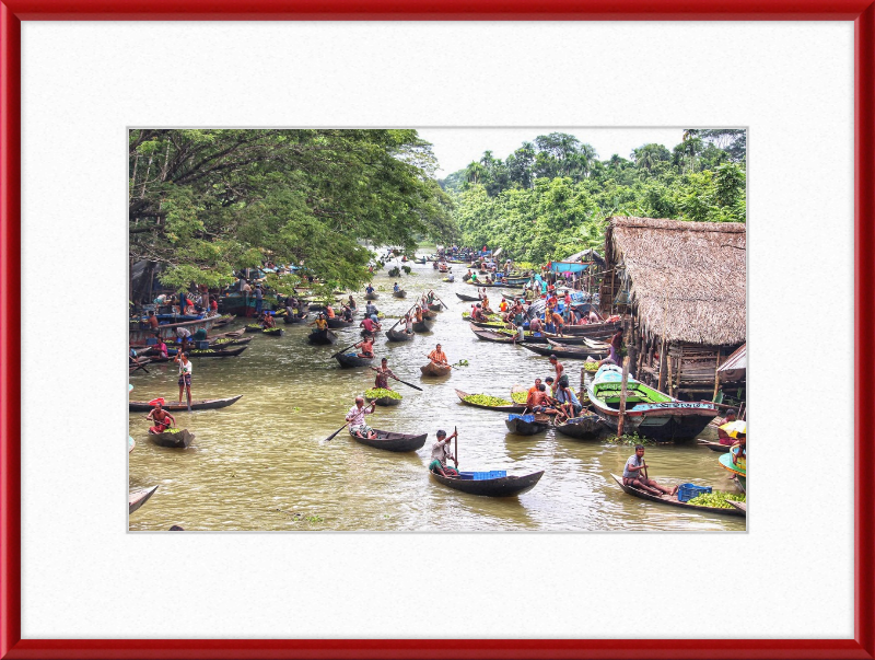 Floating Guava Market - Great Pictures Framed