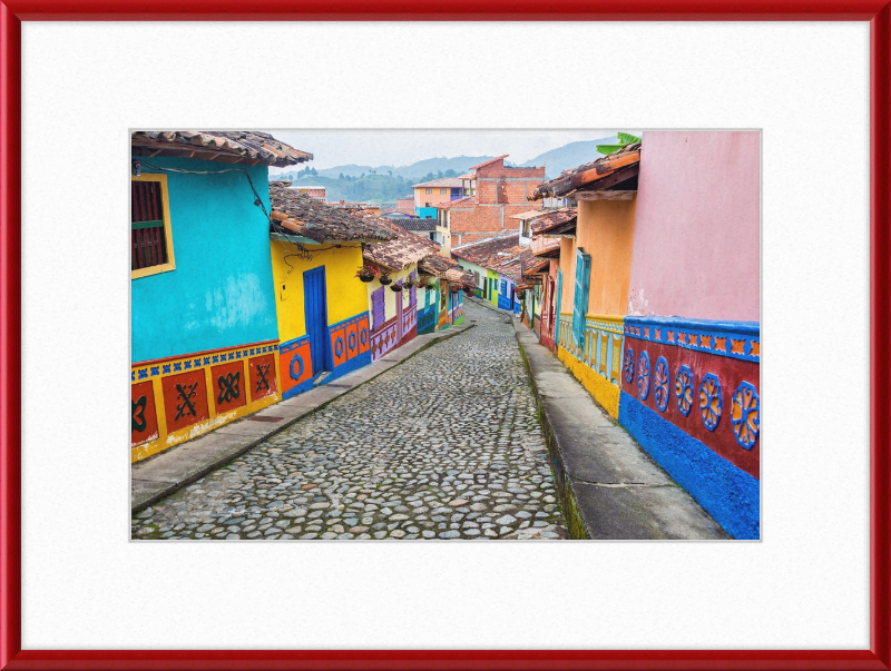 A Street in Colombia - Great Pictures Framed