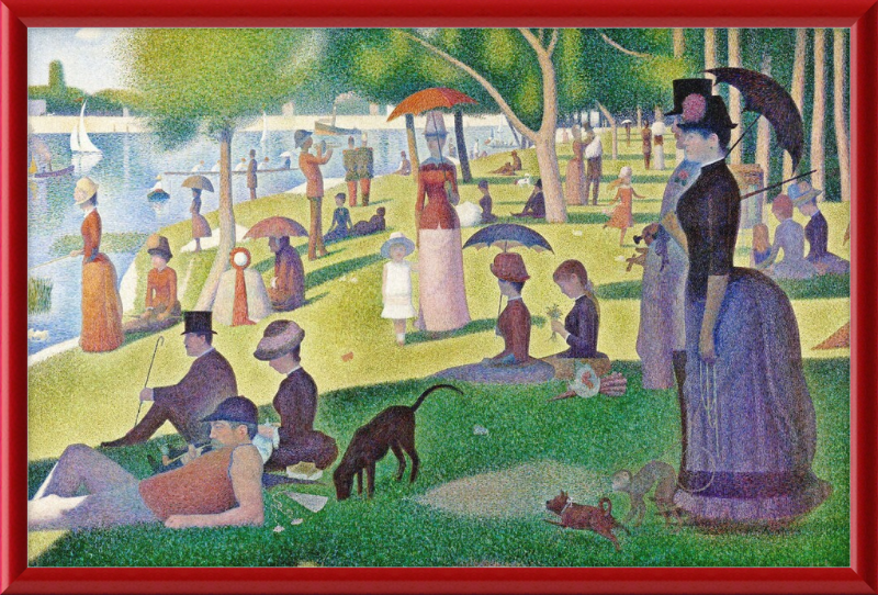 A Sunday Afternoon on the Island of La Grande Jatte - Great Pictures Framed