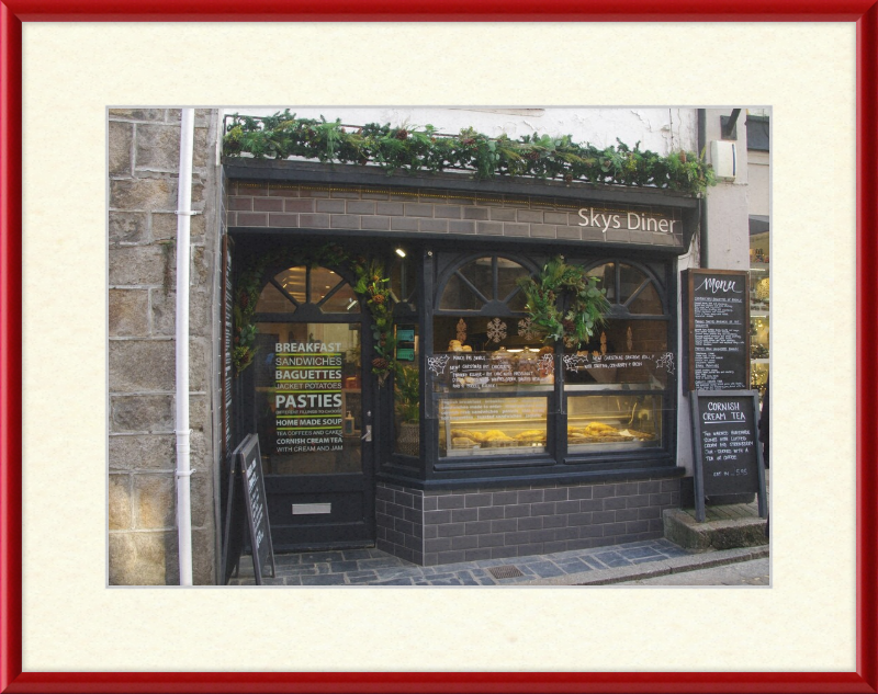 Skys Diner, Fore Street, St Ives, Cornwall - Great Pictures Framed