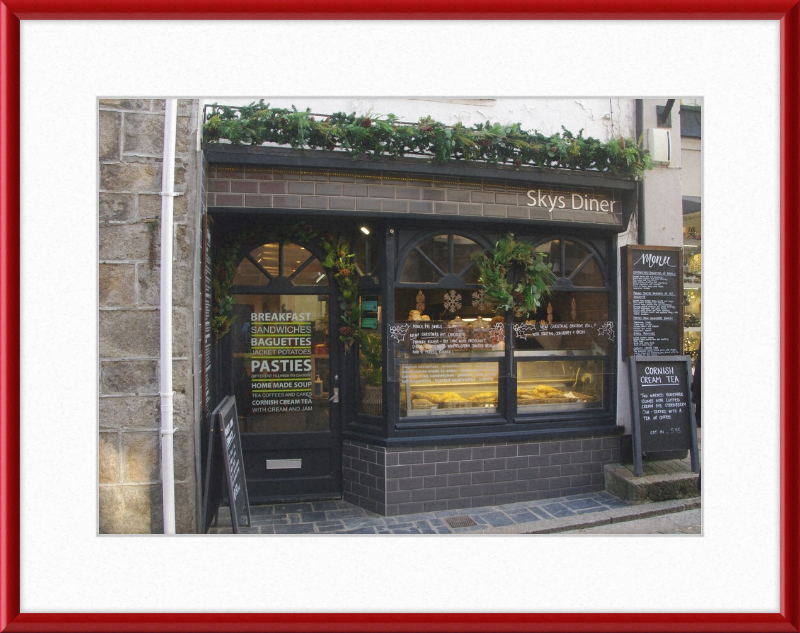 Skys Diner, Fore Street, St Ives, Cornwall - Great Pictures Framed