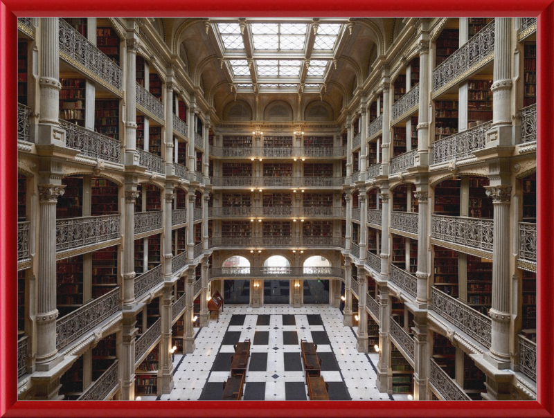 Peabody Institute Library - Great Pictures Framed