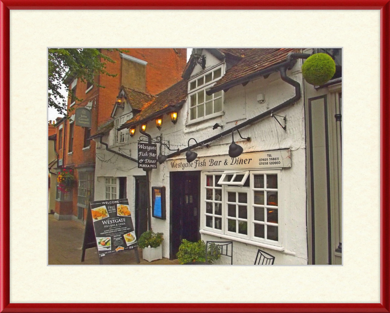 Westgate Fish Bar & Diner - Great Pictures Framed