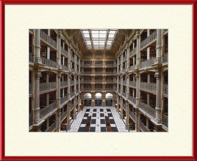 Peabody Institute Library - Great Pictures Framed