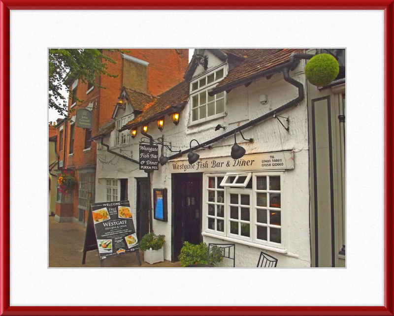 Westgate Fish Bar & Diner - Great Pictures Framed