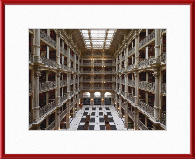 Peabody Institute Library - Great Pictures Framed