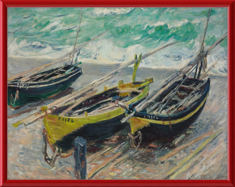 Three Fishing Boats - Great Pictures Framed