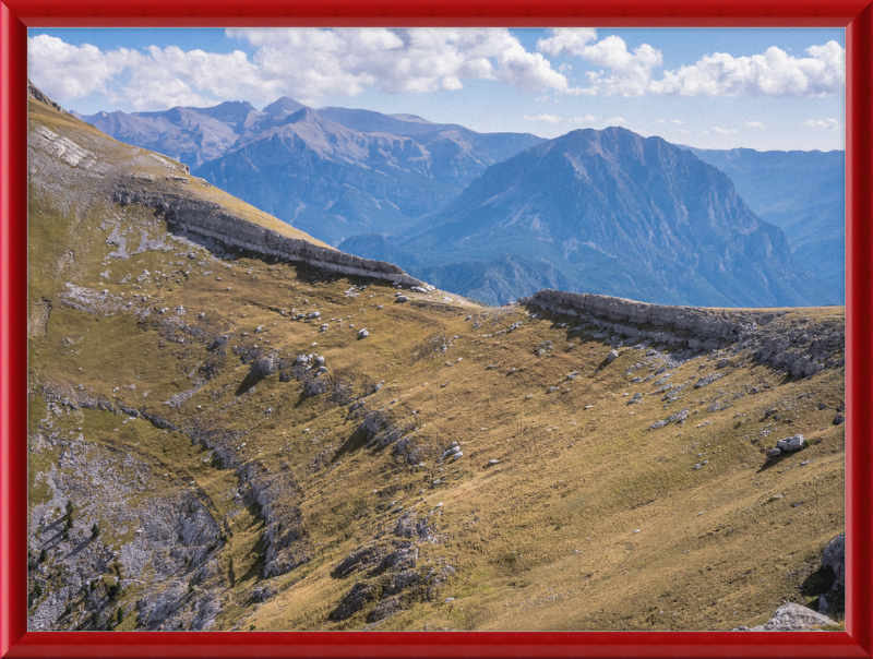 Portillo de Tella Mountain Pass - Great Pictures Framed