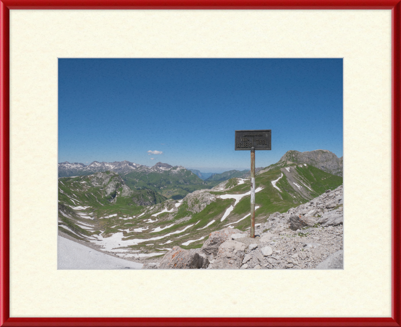 Lech - Rauher-Kopf-Scharte - Great Pictures Framed