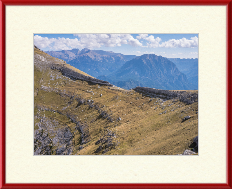 Portillo de Tella Mountain Pass - Great Pictures Framed