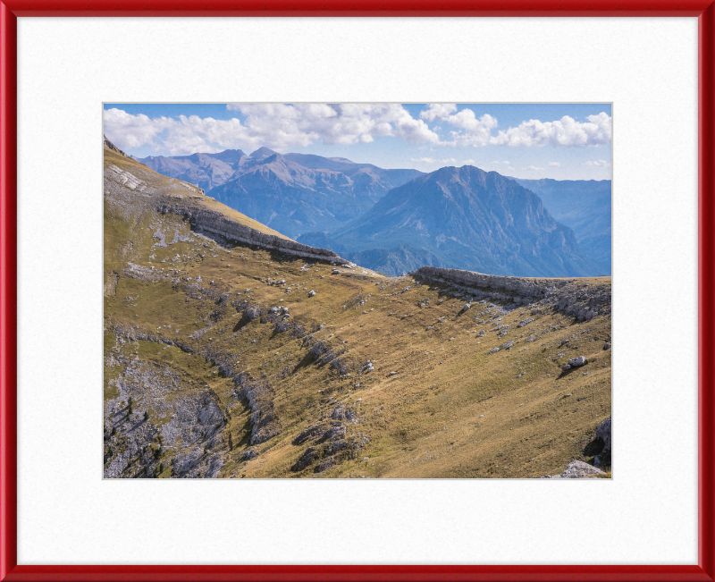 Portillo de Tella Mountain Pass - Great Pictures Framed
