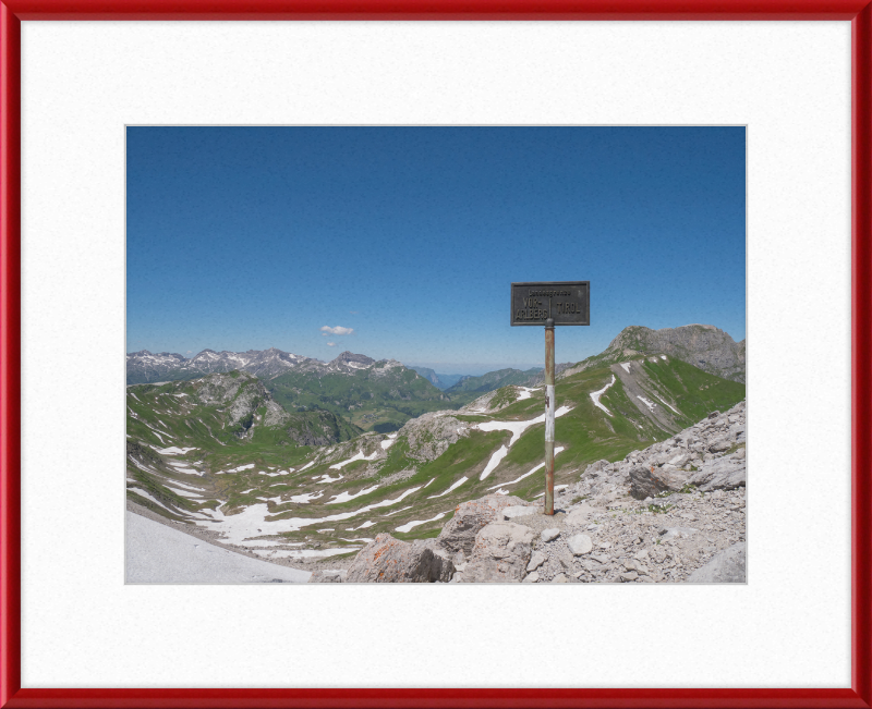Lech - Rauher-Kopf-Scharte - Great Pictures Framed