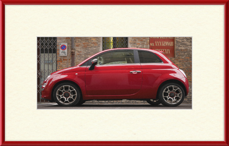 Fiat 500 in Emilia-Romagna - Great Pictures Framed