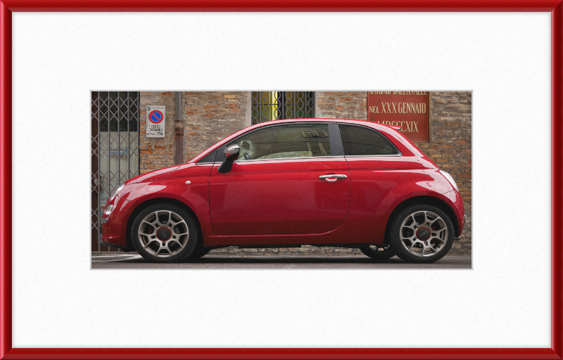 Fiat 500 in Emilia-Romagna - Great Pictures Framed