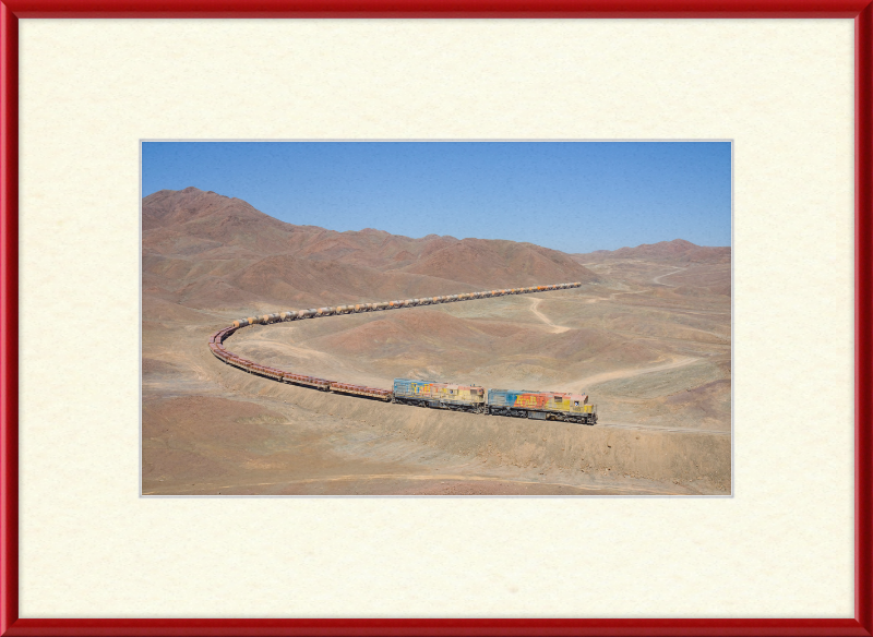 A Train in the Desert - Great Pictures Framed