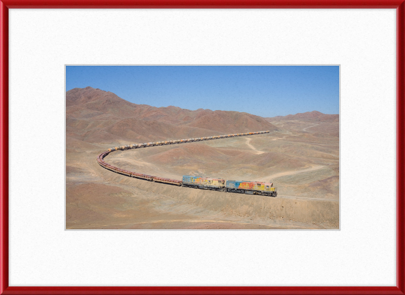 A Train in the Desert - Great Pictures Framed