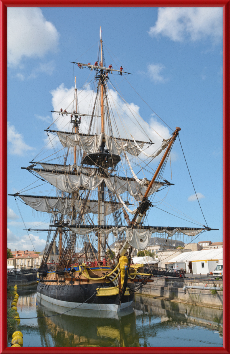 The Frégate-Hermione - Great Pictures Framed
