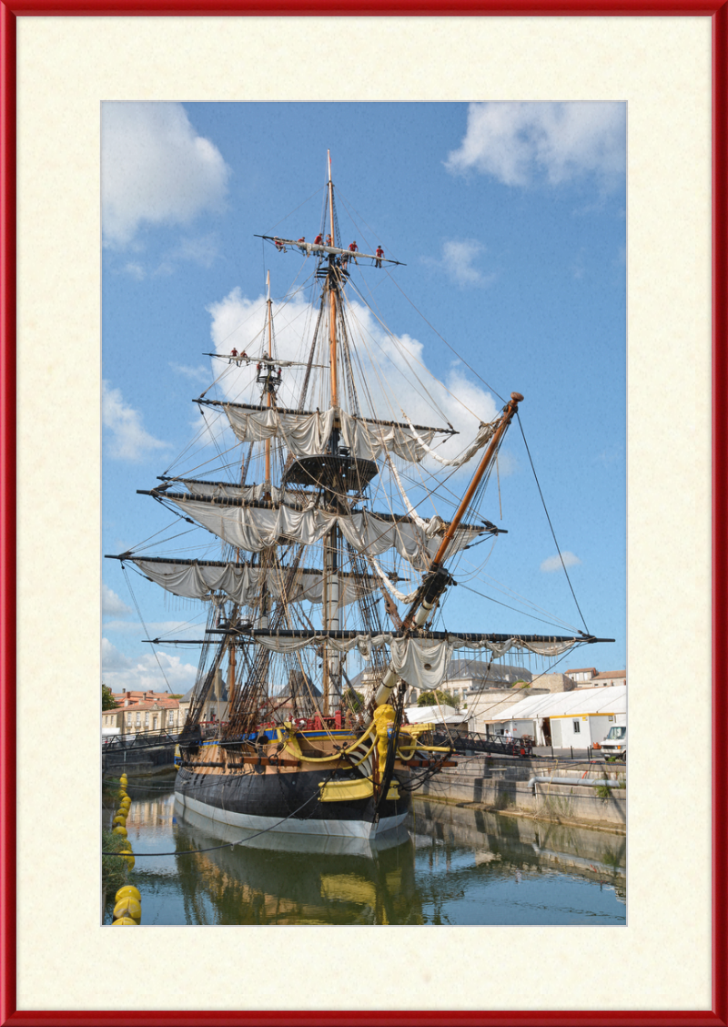 The Frégate-Hermione - Great Pictures Framed