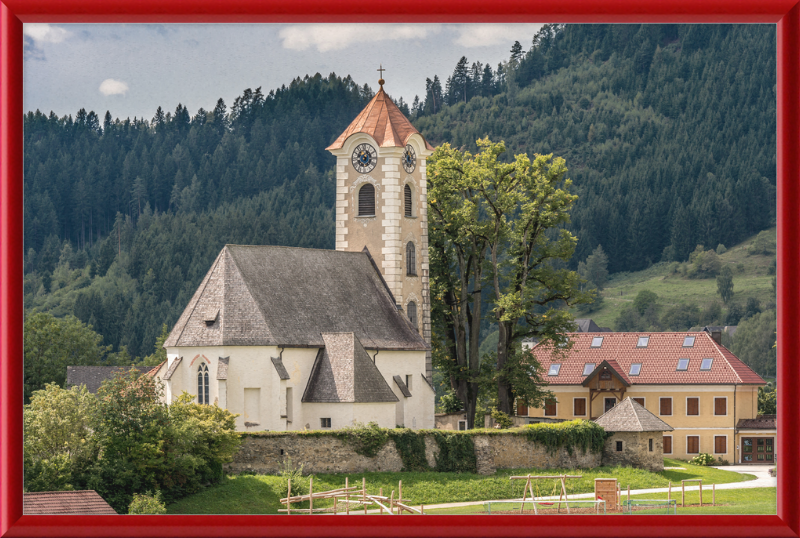 The Parish Church of Saint George in Frauenstein - Great Pictures Framed