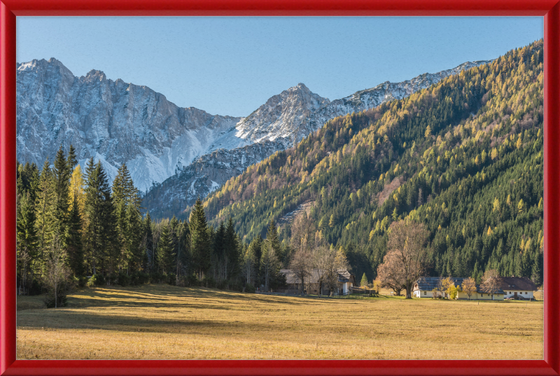 Ferlach Bodental Bodenbauer with Vertatscha - Great Pictures Framed