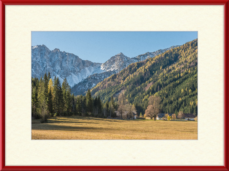 Ferlach Bodental Bodenbauer with Vertatscha - Great Pictures Framed