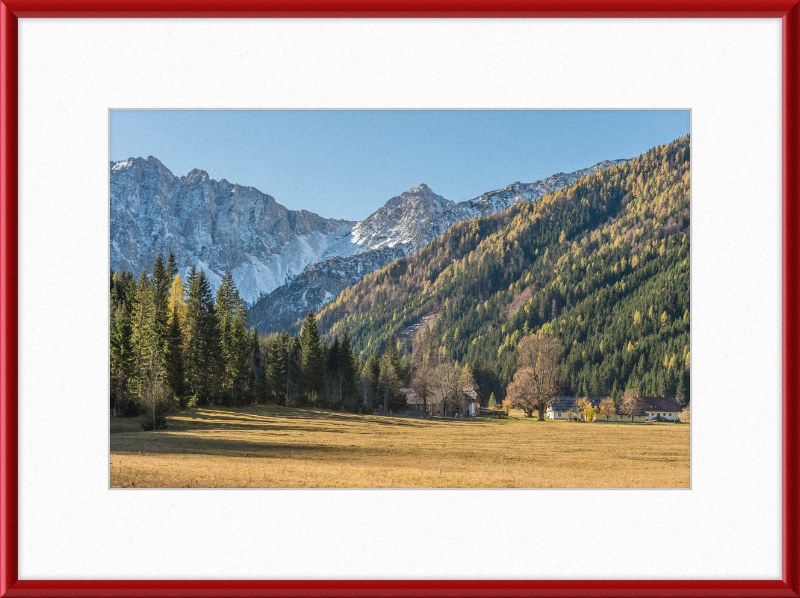 Ferlach Bodental Bodenbauer with Vertatscha - Great Pictures Framed