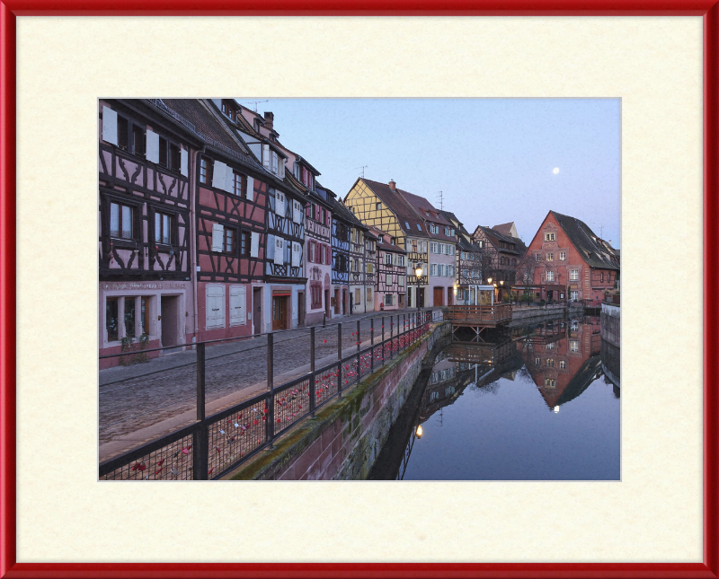 Petite Venise Depuis Le Pont de la Rue Des Écoles (Colmar) - Great Pictures Framed