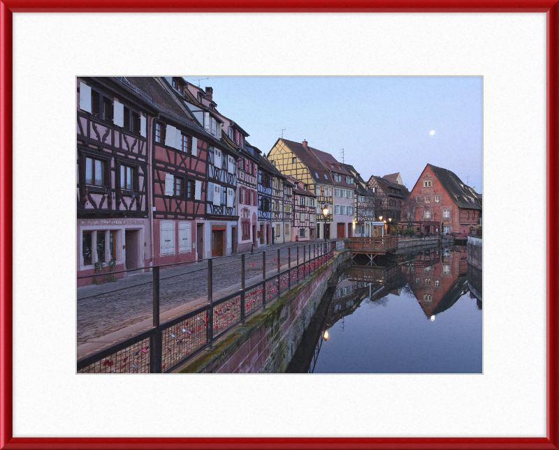 Petite Venise Depuis Le Pont de la Rue Des Écoles (Colmar) - Great Pictures Framed