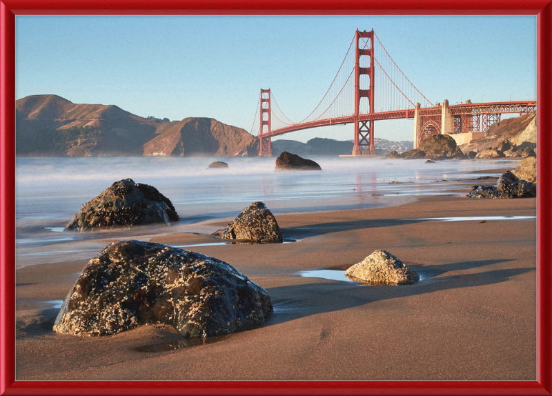 Golden Gate Bridge from Marshall's Beach - Great Pictures Framed