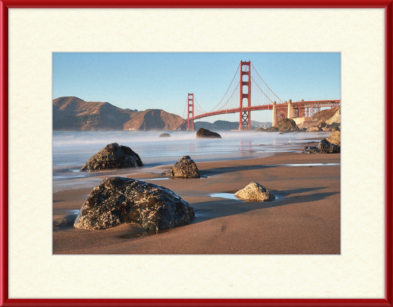 Golden Gate Bridge from Marshall's Beach - Great Pictures Framed
