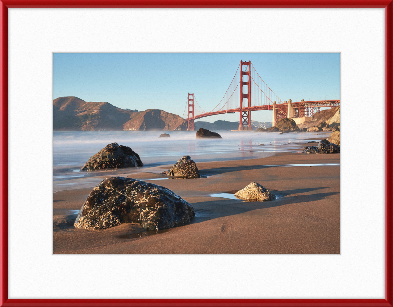 Golden Gate Bridge from Marshall's Beach - Great Pictures Framed